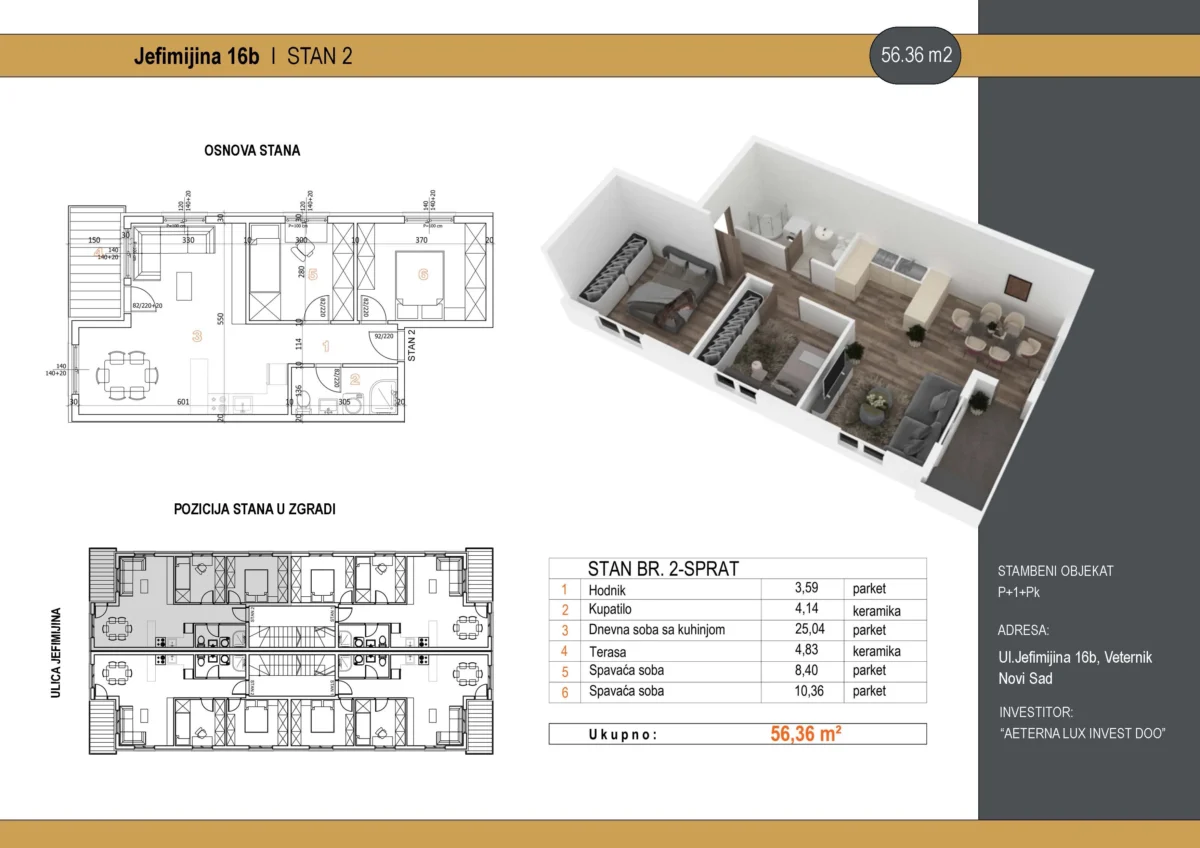 Jefimijina 16 B-S2 - Trianon
