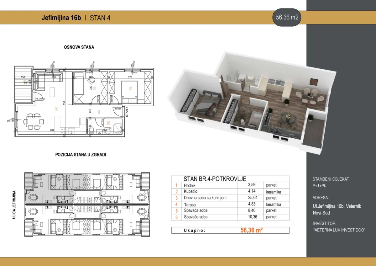 Jefimijina 16 B-S4 - Trianon