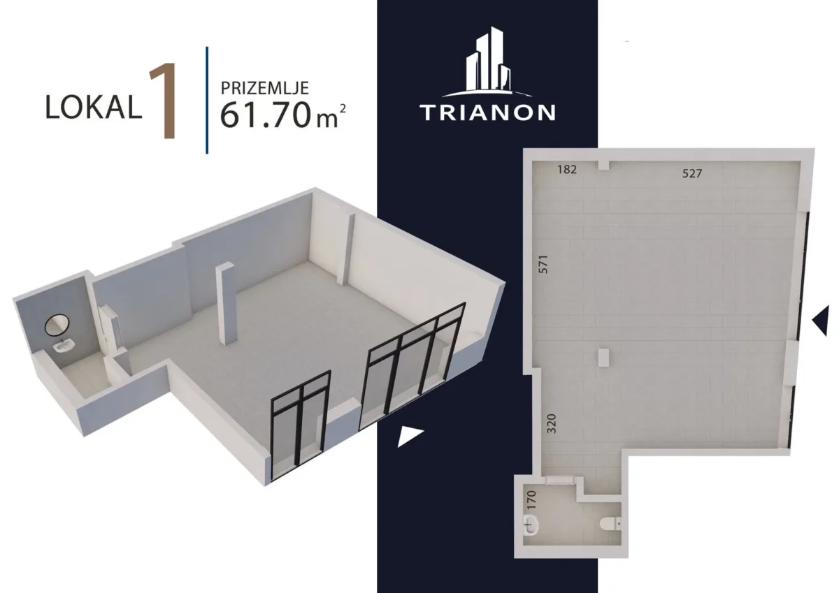 Temerinski put - lokal 1 - Trianon